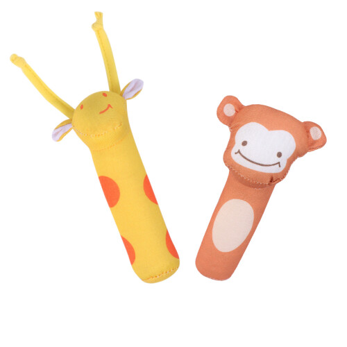 Peluche Animale Cartone Sonaglio Per Giraffa