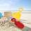 2St Plastskyfflar För Barn Sandspadar Färgglada Strandleksaker 6