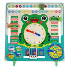 Brinquedo De Relógio Calendário Aprendizagem Montessori