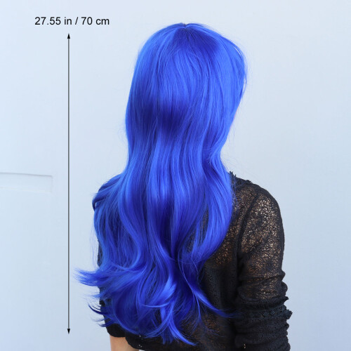 28 Polegadas 70cm Peruca Ondulada Cacheada Para Cosplay 2