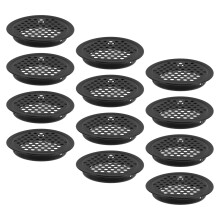 12 Unidades De Grades De Ventilação Aço Inoxidável 53 Mm Redondas