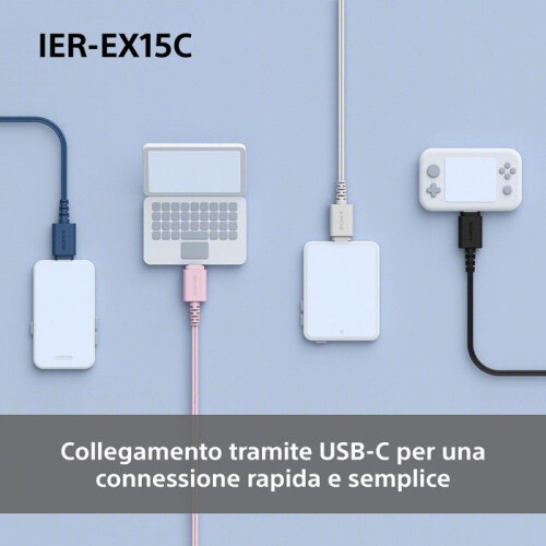 Sony Auriculares in-ear Sony IER-EX15C USB-C Blanco 2