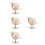 4Pcs Miniatura Francesa com Estojo e Suporte Decoração 10