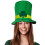 St.Patricks Day Festdräkt Klöverhatt Sammetstopper Hårsmycke 10