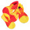 2 Paar Halloween Feest Clown Cosplay 3