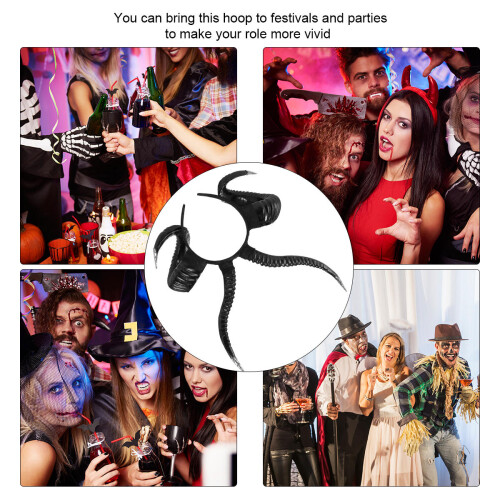Simulation Av Getinghorn Hårband För Cosplay Halloween 1