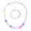 Candyfärgad Halsband Armband Blommönster För Barn (Pärlor) 1