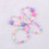 Candyfärgad Halsband Armband Blommönster För Barn (Pärlor) 6