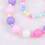 Candyfärgad Halsband Armband Blommönster För Barn (Pärlor) 10