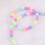 Candyfärgad Halsband Armband Blommönster För Barn (Pärlor) 9