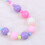 Candyfärgad Halsband Armband Blommönster För Barn (Pärlor) 11