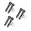 6 Unidades Braço De Alumínio 56 Mm Para R/C 8
