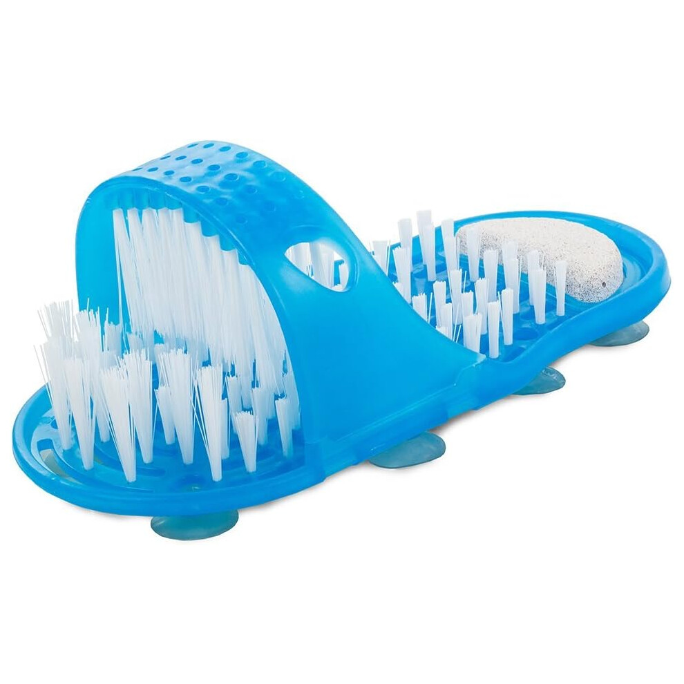 Complete Foot Care System: Exfoliating Foot Scrubber For Shower Spa Massager, Eco-Friendly Material Massage Slippers With Dead Skin Remover, No Bendin