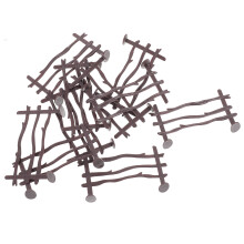 20Pcs Simulation Fence Hästkratt Stängsel Mini Trädgårdsgärd