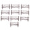 20Pcs Simulation Fence Hästkratt Stängsel Mini Trädgårdsgärd 7