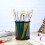 8Pcs Pincéis Pintura Infantil Cabeça E Redonda 4