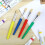 8Pcs Pincéis Pintura Infantil Cabeça E Redonda 3