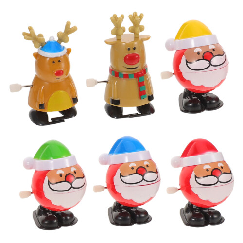 12 Unidades Brinquedo De Corda Natal Com Decorativa 1
