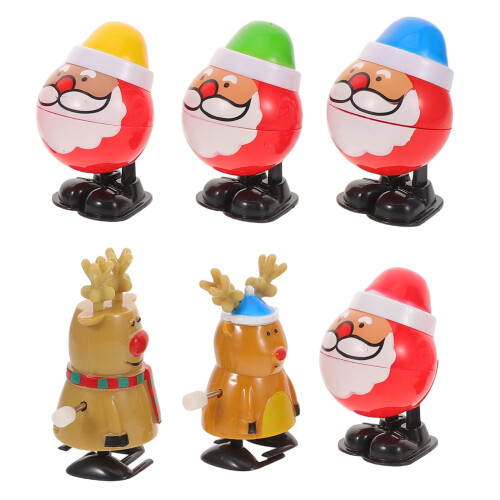 12 Unidades Brinquedo De Corda Natal Com Decorativa 2