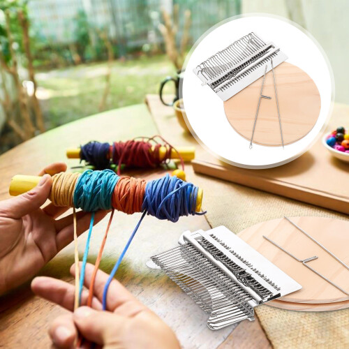 1 Set Breipop Mini Weefgetouw Speelgoed Voor Kinderen 2