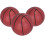 3 Pièces Mini Balles De Basket-Ball En PVC 8