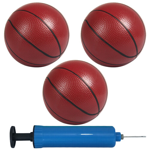 3 Pièces Mini Balles De Basket-Ball En PVC 2