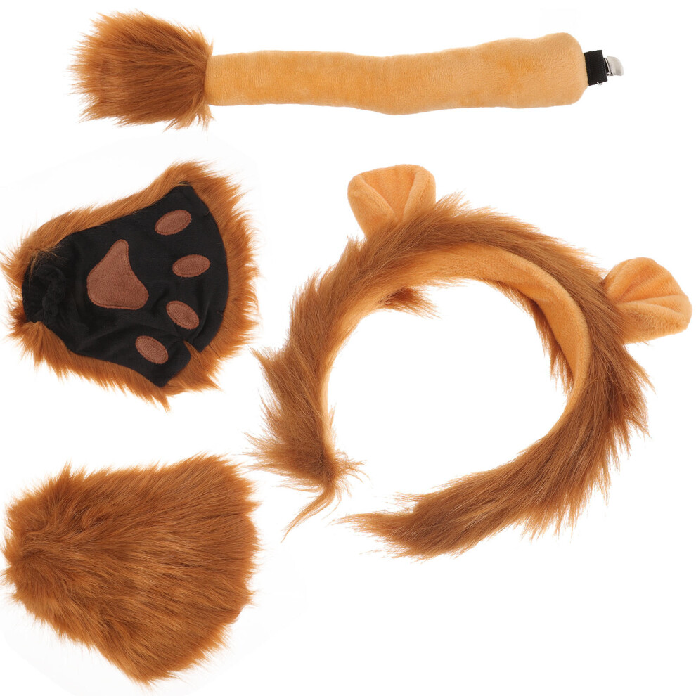 Kostiumu Lwa Do Cosplayu Z PęTlą WłOsy I Akcesoriami-image