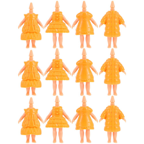 12 Unidades De Bonecas Com Acessórios E Roupas Brinquedo 2