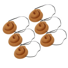 6Pcs Falska Bajspökar Hatt För Halloween Cosplay Party