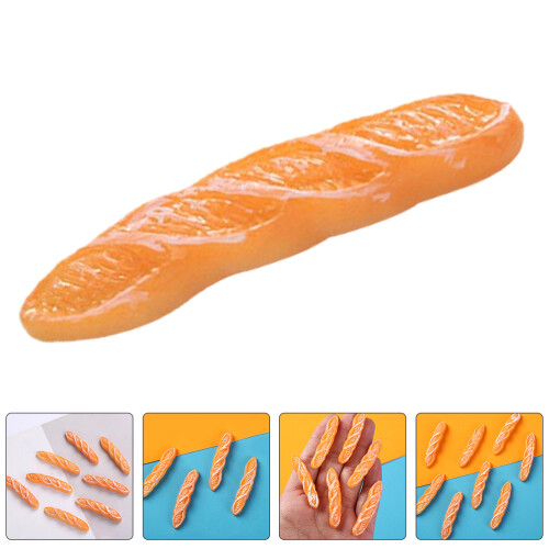 12St Minibrödsmodeller, Mini Husbröd För Dockskåp Dekorationsbröd 2