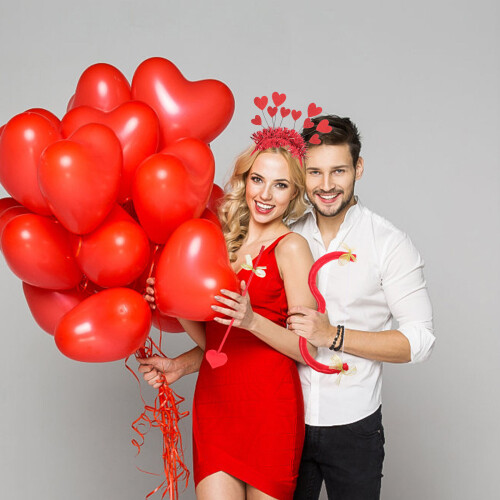 1 Set Av Cupid Båge Huvband För Valentinsdags Kostym 2