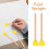 100Stk - - 0,6" Mit Holzgriff Für Diy Und Kinder 9