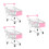 3Pcs Mini Simulado, Decorativo Tamanho S Rosa 6