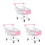 3Pcs Mini Simulado, Decorativo Tamanho S Rosa 7