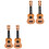 4 . Kinder Ukulele Aus Kunststoff, Musikinstrument 3