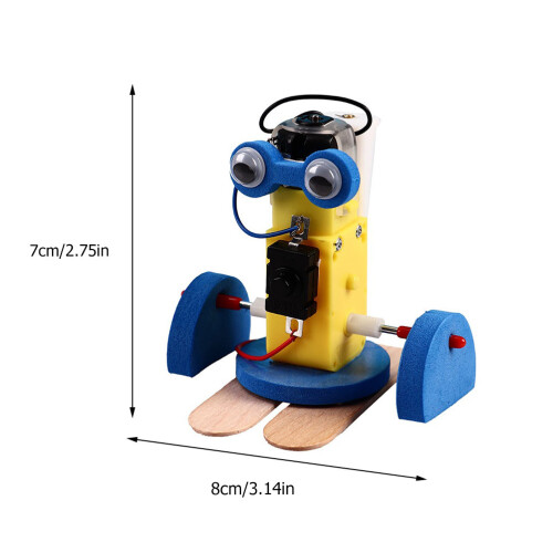 1 Set Mini Diy Montage Kriechroboter Bausatz Für Kinder 1