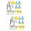 2 Sets Kinder DIY Lernmaterial 7