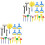 2 Sets Kinder DIY Lernmaterial 3