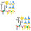 2 Sets Kinder DIY Lernmaterial 6