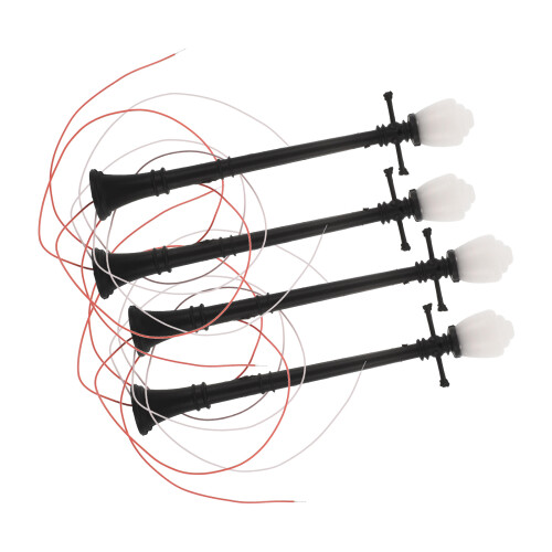 4 Straßenlaterne Doppelköpfig LED Für