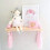Κομψή κρεμαστή θήκη για παιδικό δωμάτιο, καμβάς με κεντημένη μπαλαρίνα, 1
