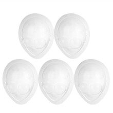 10 Unidades Máscara Miniatura Transparente 1/3 Para Antipolvo
