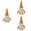 3Pcs Rudolph Decoração De Graças 6