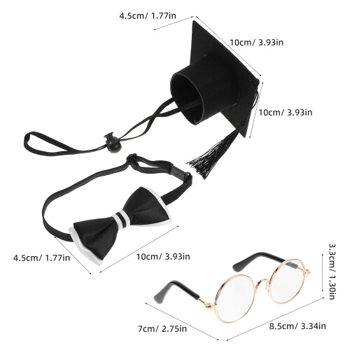 1 Set Gänseabschlusskostüm Mit Mütze, Fliege, Brille, 2