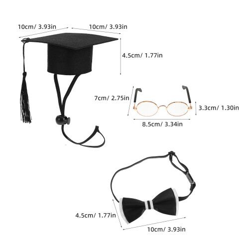 1 Set Gänseabschlusskostüm Mit Mütze, Fliege, Brille, 1