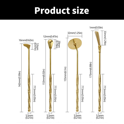 Incenses DIY Making Kits 4Pcs Brass Incenses Tool for 2