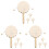 12Stk Unlackierte Holztrommel DIY Basteln Kinder 4