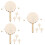 12Stk Unlackierte Holztrommel DIY Basteln Kinder 9