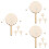 12Stk Unlackierte Holztrommel DIY Basteln Kinder 8