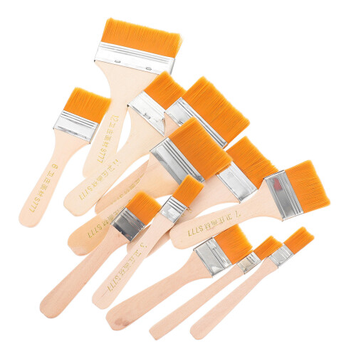 12Stk Ölgemälde Kinder Zeichenpinsel Aquarellpinsel 1